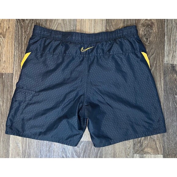 Men’s Nike Shorts Size Medium color Black and Yellow - Picture 3 of 3